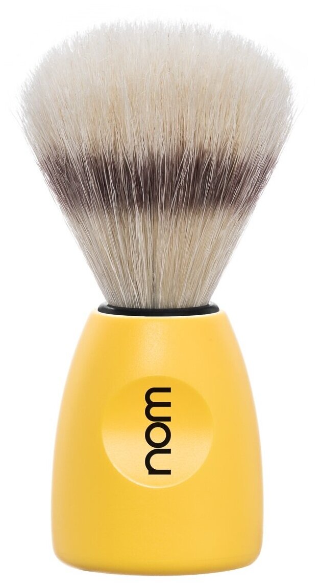 Помазок NOM LASSE, щетина кабана, желтый пластик
