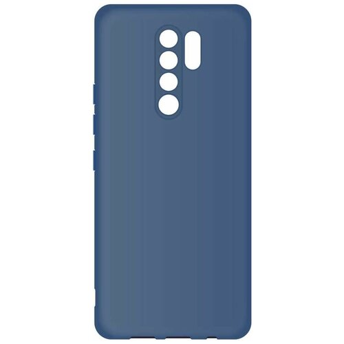 Чехол (клип-кейс) BORASCO Microfiber case, для Xiaomi Redmi 9, синий [39071] чехол накладка для xiaomi redmi 9t синий microfiber case borasco