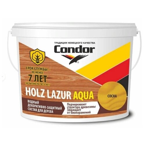 Антисептик CONDOR Holz Lazur Aqua сосна 0,9л