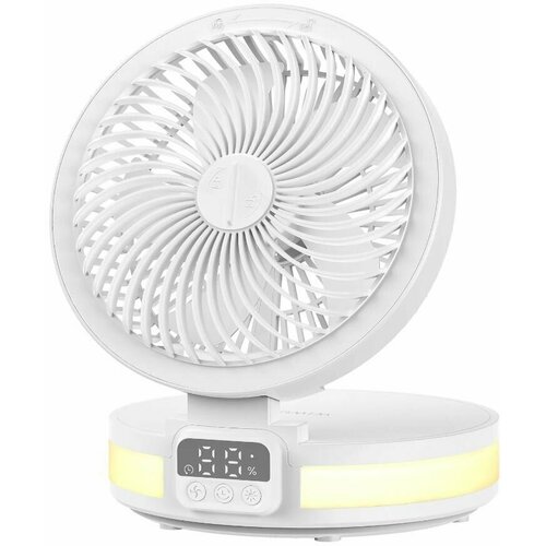 Вентилятор настольный с ночником WiWU Wi-FS05 складной 4000мАч - Белый 355000₽
