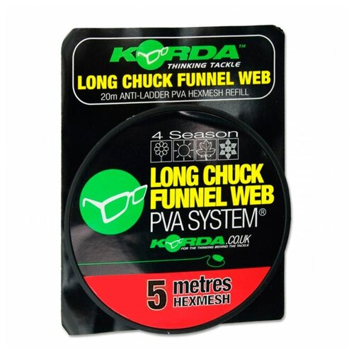 Сетка KORDA PVA запасная Longchuck Funnel Web Hexmesh 5м