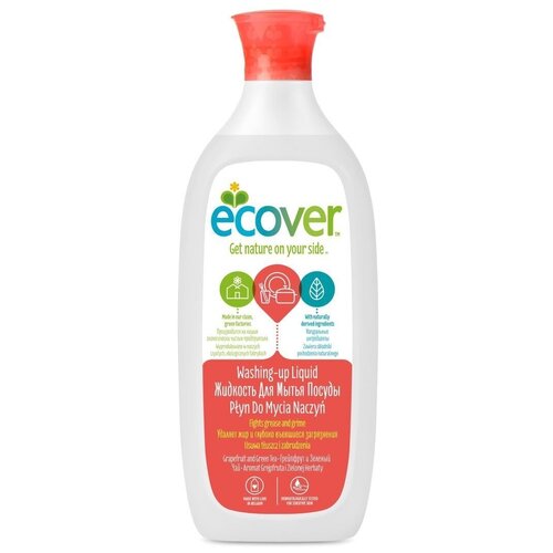 Ecover Жидкость для мытья посуды Grapefruit and green tea, 0.45 л