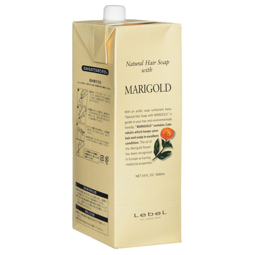 Lebel Cosmetics шампунь Natural Hair Soap Marigold для жирной кожи головы, 1600 мл