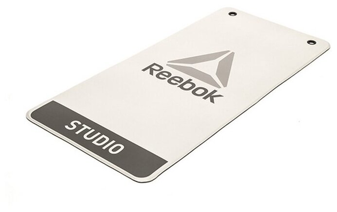 Гимнастический коврик Reebok Studio Mat 100 х 50 х 1 см, серый
