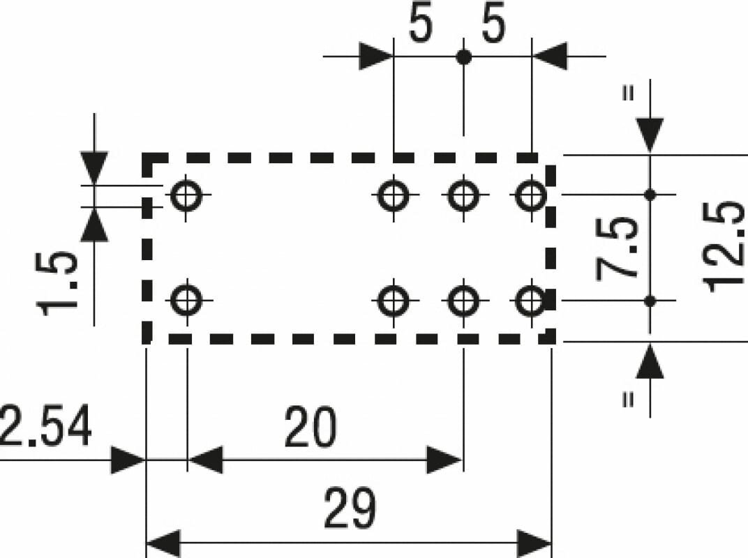 Низкопрофильное реле Релеон 2 перекидных контакта 8А, 24В DC, герметичное, RP352902400