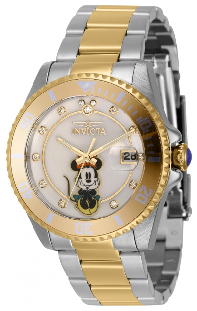 Наручные часы INVICTA Часы женские кварцевые Invicta Disney Minnie Mouse Lady 41207, серебряный