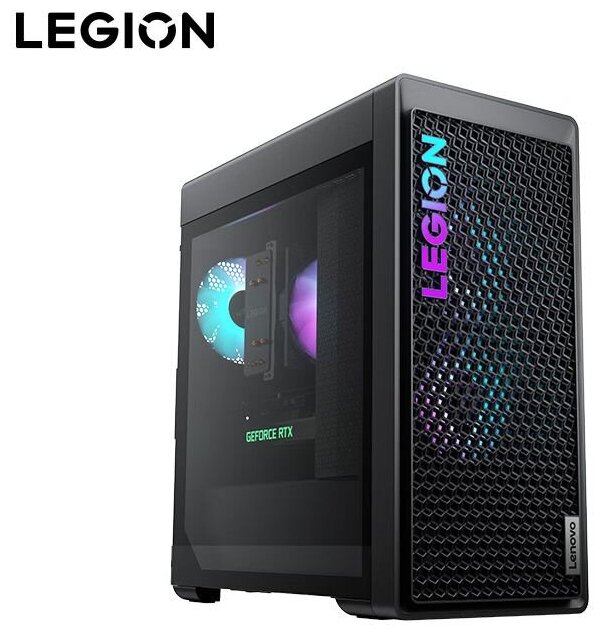 Системный блок Lenovo Legion 7000K (Intel Core i7-13700KF , 16GB RAM, SSD 1 ТБ, NVIDIA GeForce RTX 4070 Ti (12 Гб), Windows 11 Home), черный