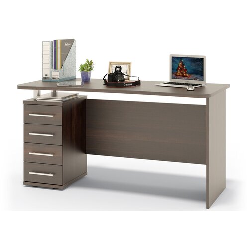 Стол письменный Сокол КСТ-105 венге универсальная сборка 135х60х75