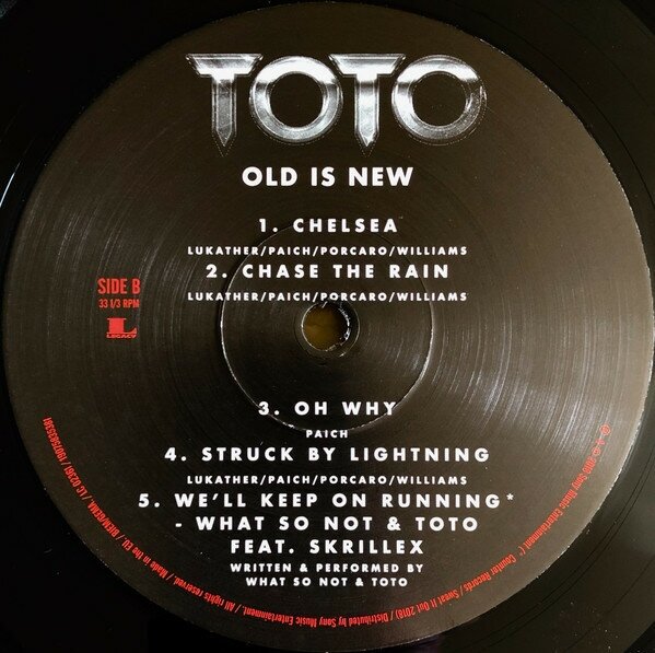 TOTO TOTO - Old Is New Sony Music - фото №6