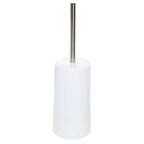 Ерш с высокой закрытой подставкой Космос 38см белый круг 869₽