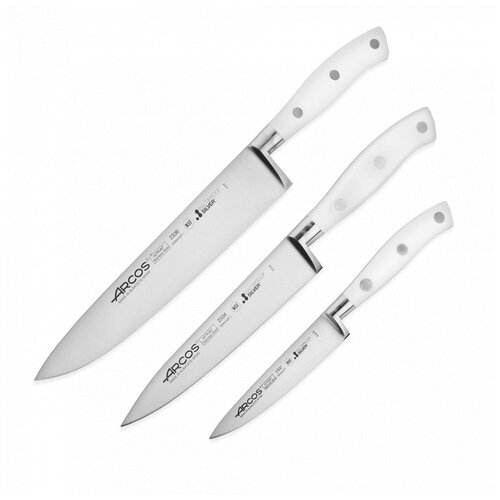 Набор ножей Шеф-нож Arcos Riviera, белый/серебристый