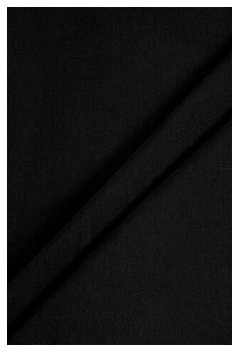Ткань Футер 3х нитка петля "Черный" 1м