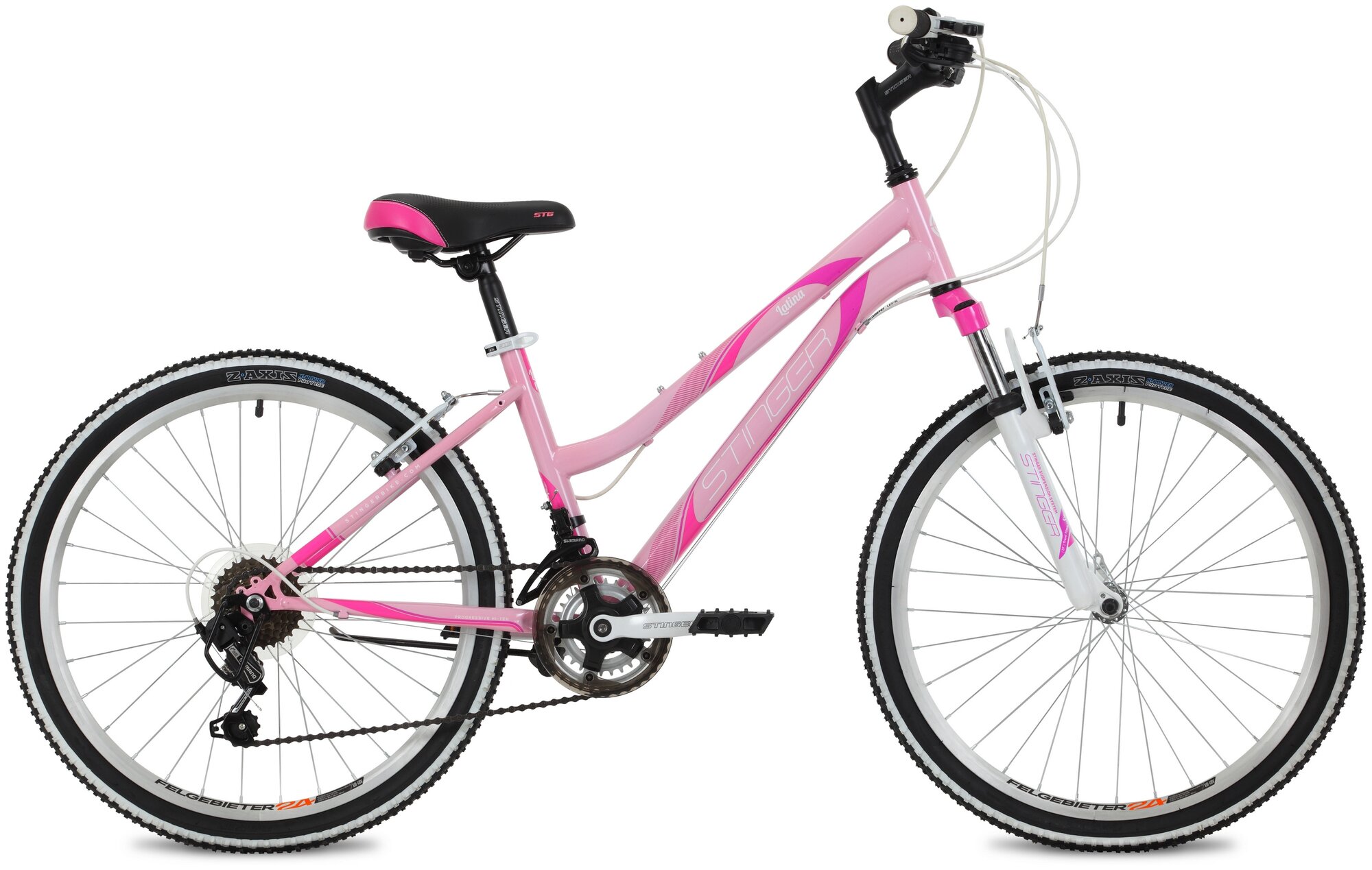 Подростковый горный (MTB) велосипед Stinger Latina 24 (2018) рама 14 Розовый