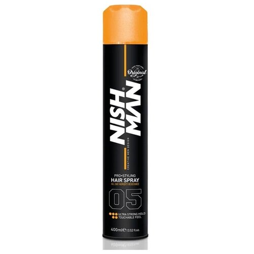 NISHMAN hair spray Ultra, экстрасильная фиксация, 400 г, 400 мл