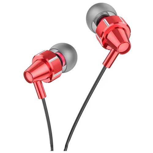 Наушники внутриканальные HOCO M90 Delight Jack 35мм 12 м цвет красный 35200₽