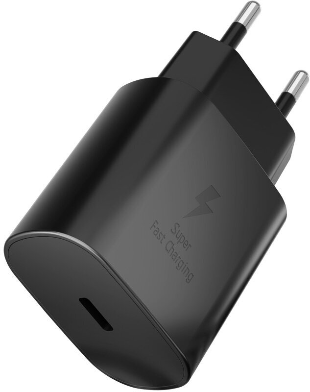 Сетевое зарядное устройство VLP 25Вт USB-C, PD, PPS, черный