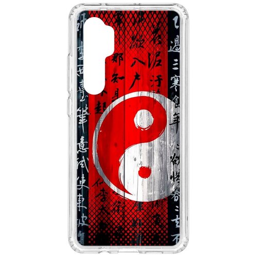 фото Чехол на xiaomi mi note 10 lite kruche print инь ян