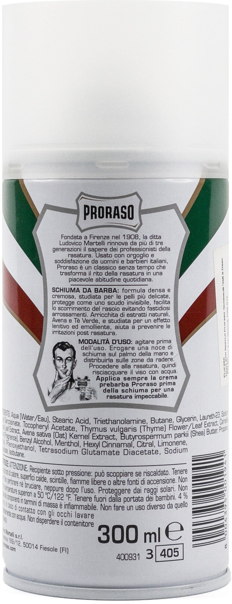 Proraso Пена для бритья для чувствительной кожи 300 мл (Proraso, ) - фото №11