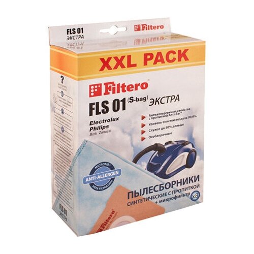 мешки пылесборники filtero fls 01 s bag standard 5 шт микрофильтр для пылесосов electrolux philip Пылесборники FILTERO FLS 01 (8)