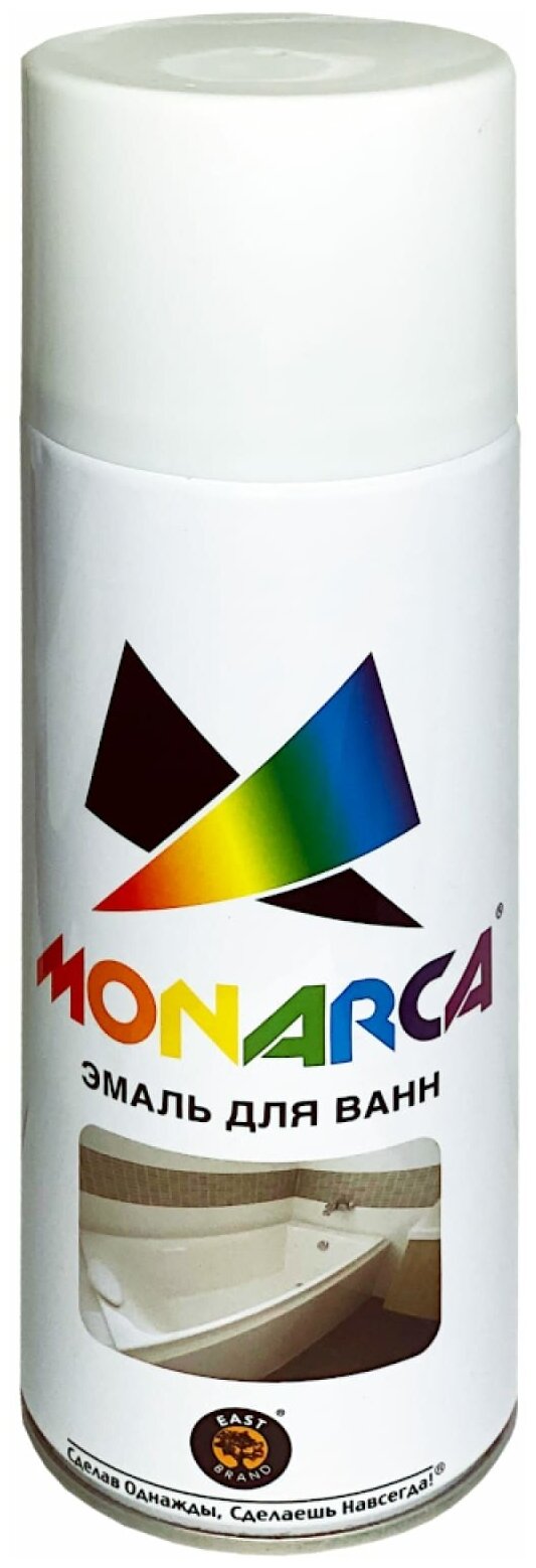 фото Эмаль для ванн аэрозольная Eastbrand Monarca глянцевая белый 520 мл.