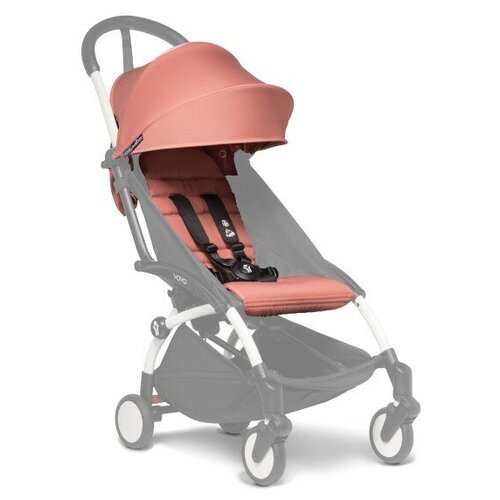 рама для коляски babyzen yoyo2 бэбизен йойо черная без текстиля ru10109 02 BABYZEN Сменный комплект (капюшон, сиденье) для Yoyo 6+, ginger