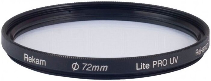 Светофильтр ультрафиолетовый Rekam 72-2LC Lite PRO UV с просветляющим покрытием для объектива, 72 мм
