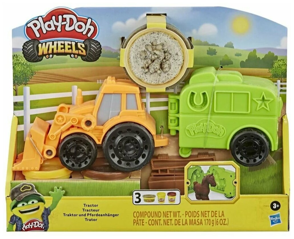 Набор для лепки Play-Doh Фермерский трактор (F10125L0) - фото №1
