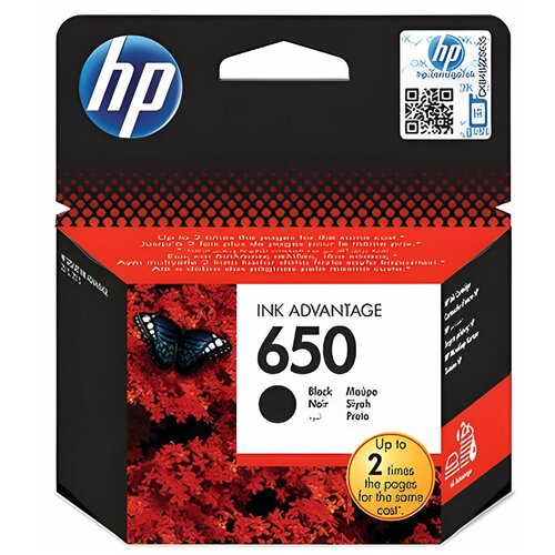 Картридж струйный HP (CZ101AE) Deskjet Ink Advantage 2515/2516 №650, черный, оригинальный