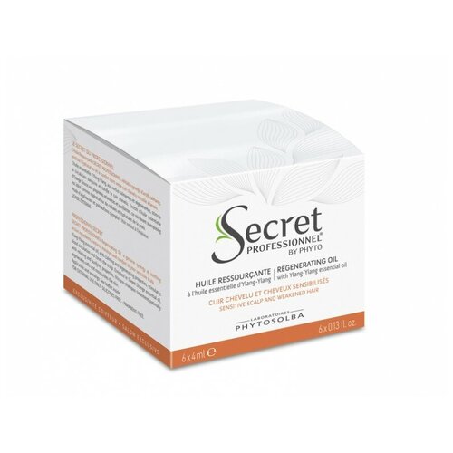 Secret Professionnel by Phyto Regenerating Oil Реконструирующее масло для кожи головы, 4 мл, 6 шт., ампулы