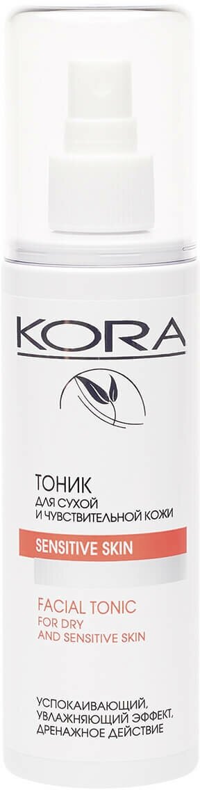 Kora Тоник для сухой и чувствительной кожи Ультраувлажнение, 150 мл, Kora