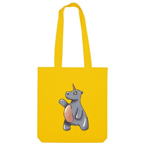 фото Сумка шоппер us basic, желтый