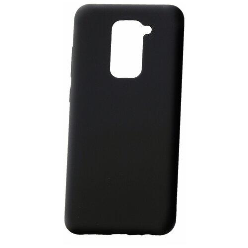 фото Чехол на xiaomi redmi note 9 kruche silicone plain black