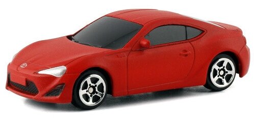 Toyota 86, матово-красная, машинка металлическая UNI-FORTUNE 344023SM(B)