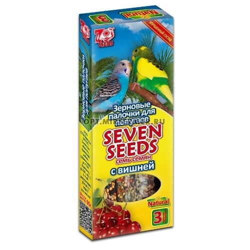 Палочки Seven Seeds для попугаев с вишней, 3 шт, 90 г