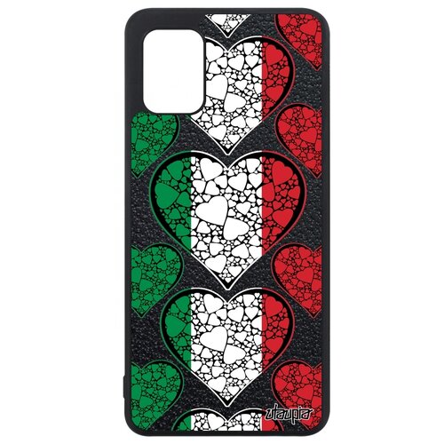 фото Чехол на телефон samsung galaxy a31, "флаг венгрии с сердцем" государственный любовь utaupia