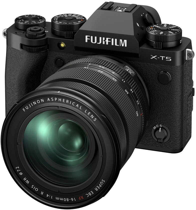 Fujifilm X-T5 Kit XF 16-80mm f/4 R OIS WR Black