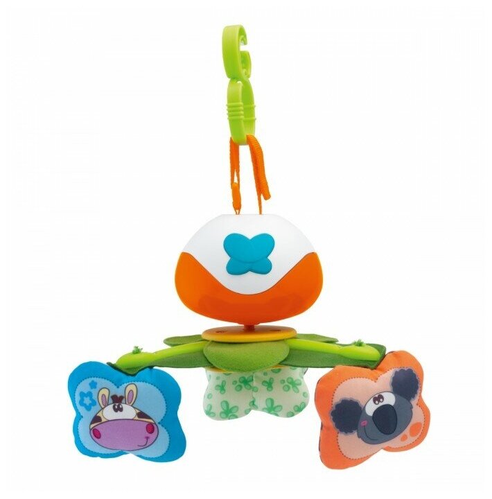 Подвесная игрушка Chicco Танцующие друзья разноцветный