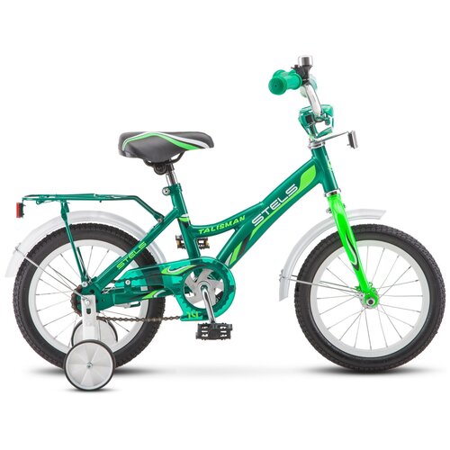 Детский велосипед STELS Talisman 14 Z010 (2018) зеленый 9.5 (требует финальной сборки) детский велосипед stels talisman 14 z010 2021 зеленый 9 5 требует финальной сборки