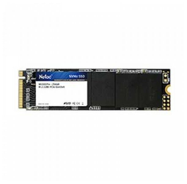 SSD M.2 Netac 512Gb N930E Pro Series Retail (PCI-E 3.1 x4, до 2080/1700 Мбит / с, 3D TLC/QLC, NVMe 1.3, 22x80 мм)