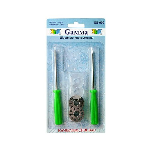 Gamma SS-002 Швейные инструменты . шпульки для промышленных швейных машин стандартный челнок набор 10 штук