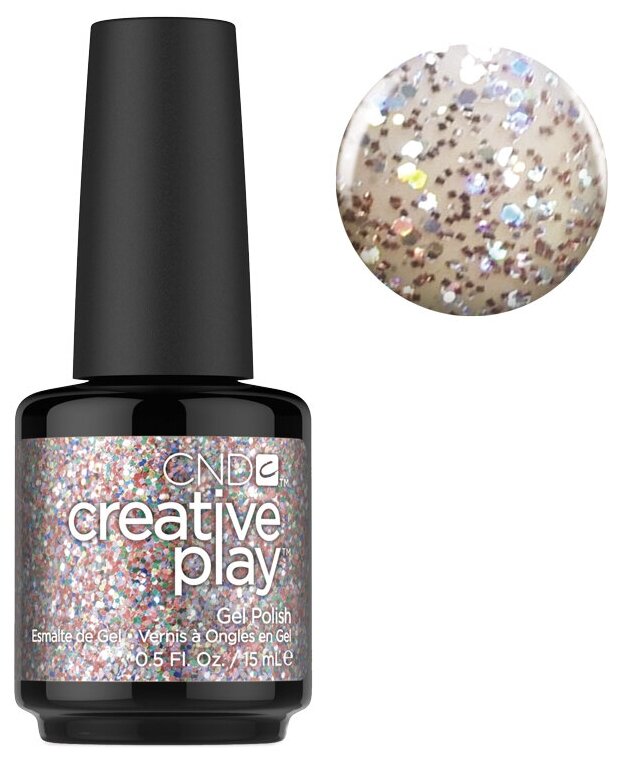 - CND Creative Play Gel Polish, 510, Flashy Affair, 15 