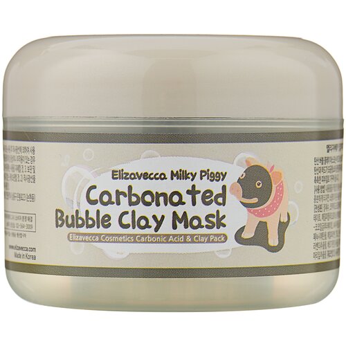 Пузырьковая глиняная маска Elizavecca Milky Piggy Carbonated Bubble Clay Mask