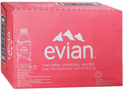 Вода негазированная минеральная EVIAN (Эвиан), 0,33 л, пластиковая бутылка, 13860 - фотография № 13