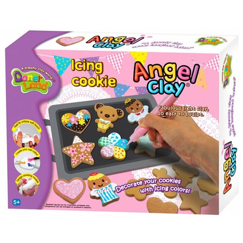 фото Полимерная глина angel clay набор icing cookies