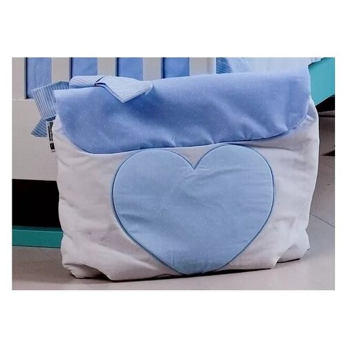 фото Roman baby сумка для игрушек на кровать cuore di mamma голубой