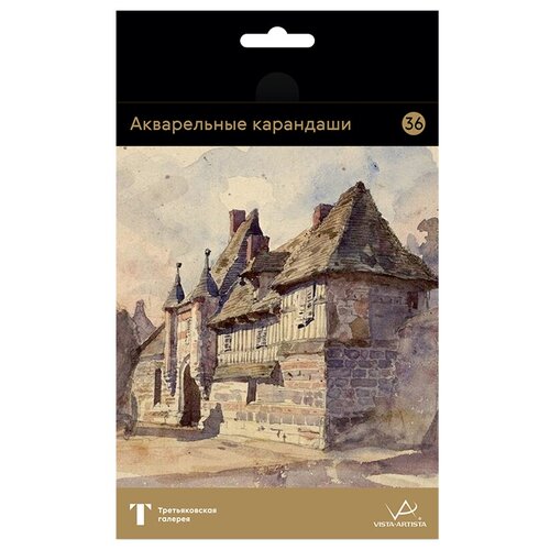 Vista-Artista Карандаши акварельные Extra Fine Поленов 36 цветов (GTG-WPS-36), 36 шт.