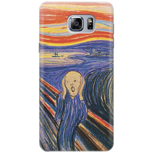 фото Cиликоновый чехол на samsung galaxy note 5 / самсунг ноут 5 с принтом "крик" gosso
