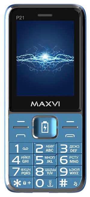 Телефон MAXVI P21, 2 SIM, marengo - фотография № 2