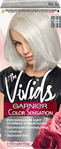 GARNIER Краска для волос Color Sensation The Vivids с перламутром, Платиновый Металлик