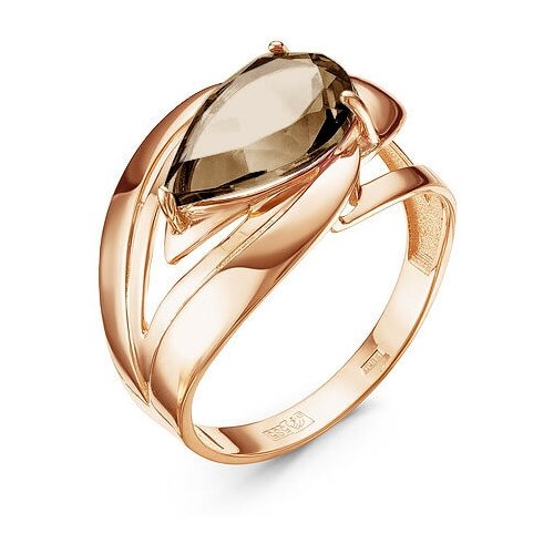 фото Золотое кольцо юк maskom 100-1168 с раухтопазом diamant-online